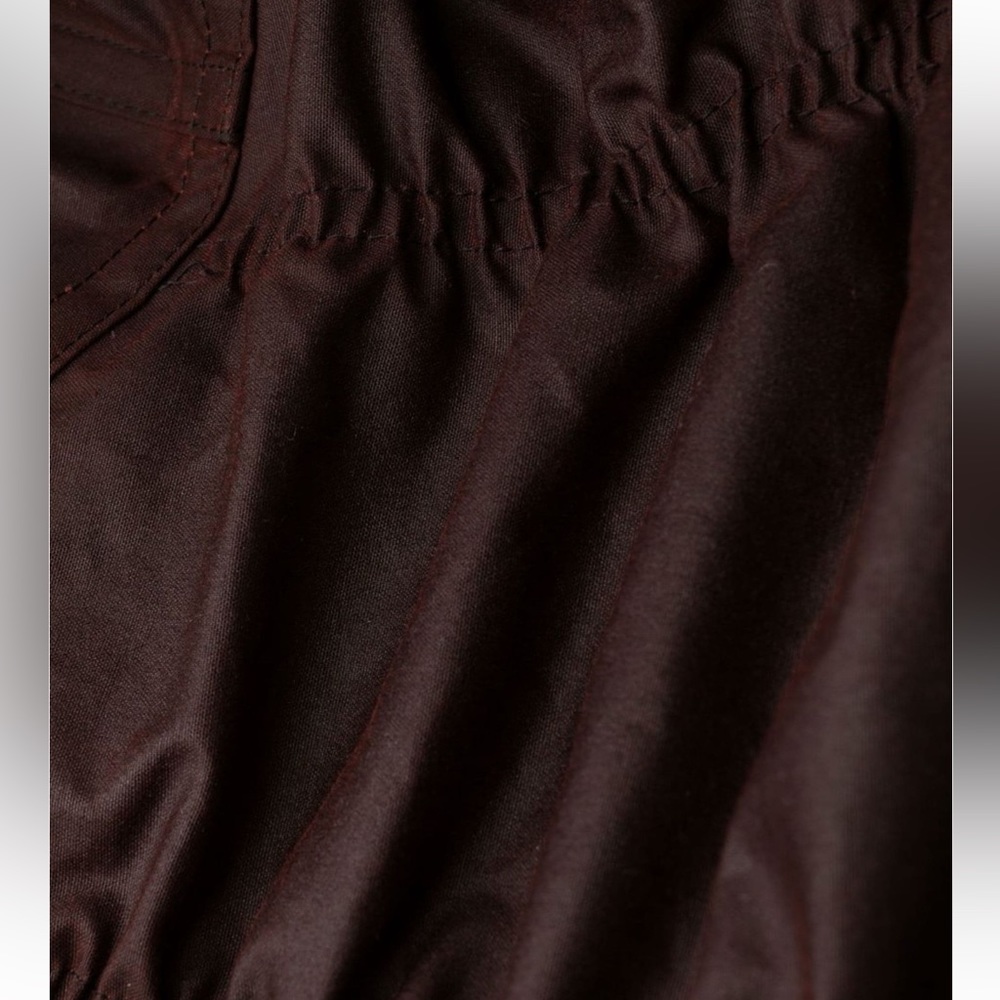 Maison Margiela Burgundy Waxed One Piece Strapless Bodysuit - Picture 5 of 14